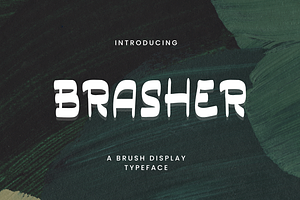 Brasher - A Brush Display Typeface