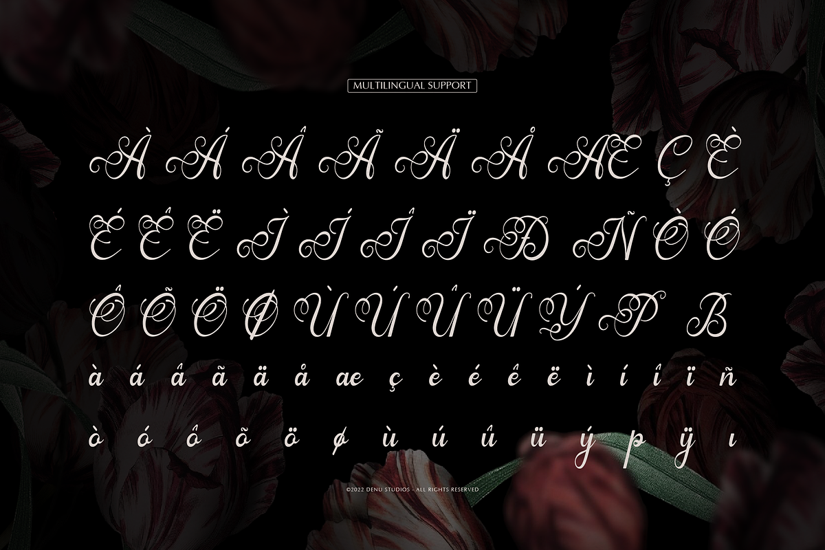 Arthemy Rorelia | Calligraphy Font, a Script Font by Denustudios (Photo 11 of 12)