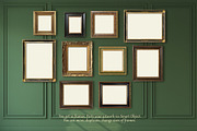 DARK ACADEMIA Frame Mockups, a Product Mockup by MyHomeMockups (Thumbnail 2 of 11)