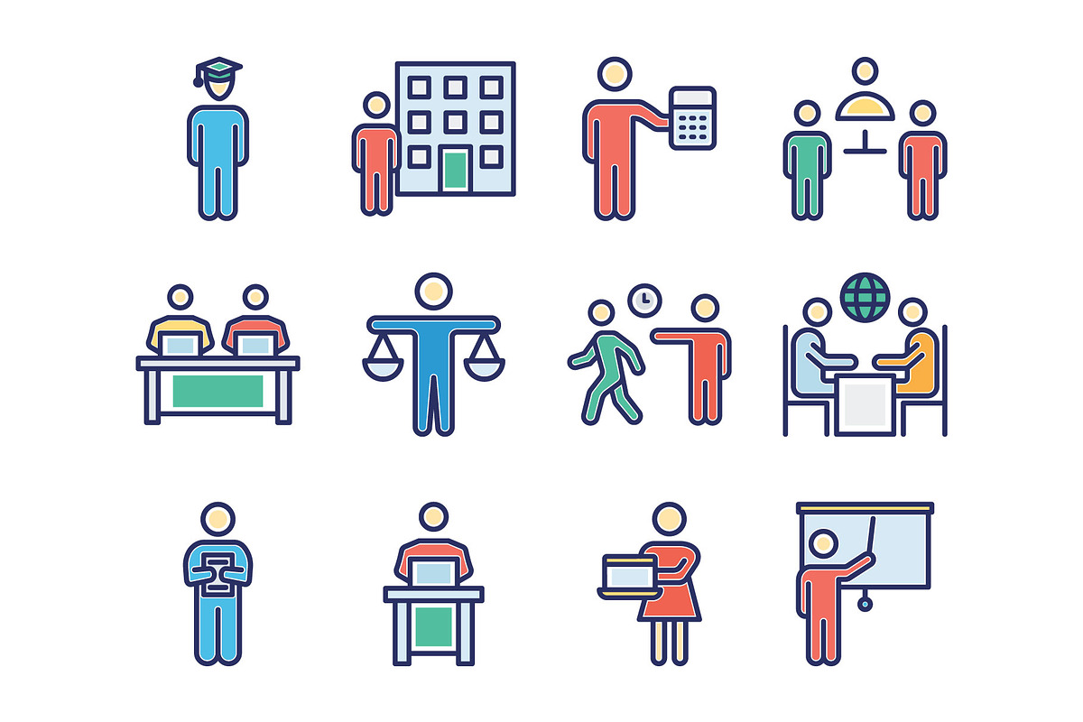Pictograph Vector Icons, a Solid Icon by Vector Portal (Photo 4 of 6)