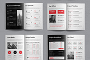 Black And Red Color Project Proposal, a Brochure Template by ContestDesign (Thumbnail 3 of 3)
