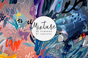 Mixture graphic set, a Texture Graphic by Lera Efremova (Thumbnail 1 of 8)