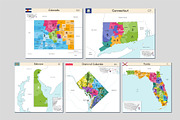 All maps of the United States, an Education Illustration by brichuas (Thumbnail 6 of 12)