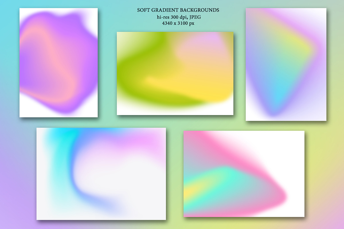 Springtime Gradient Backgrounds Pack, a Texture Graphic by Marmoris.Arts (Photo 4 of 27)