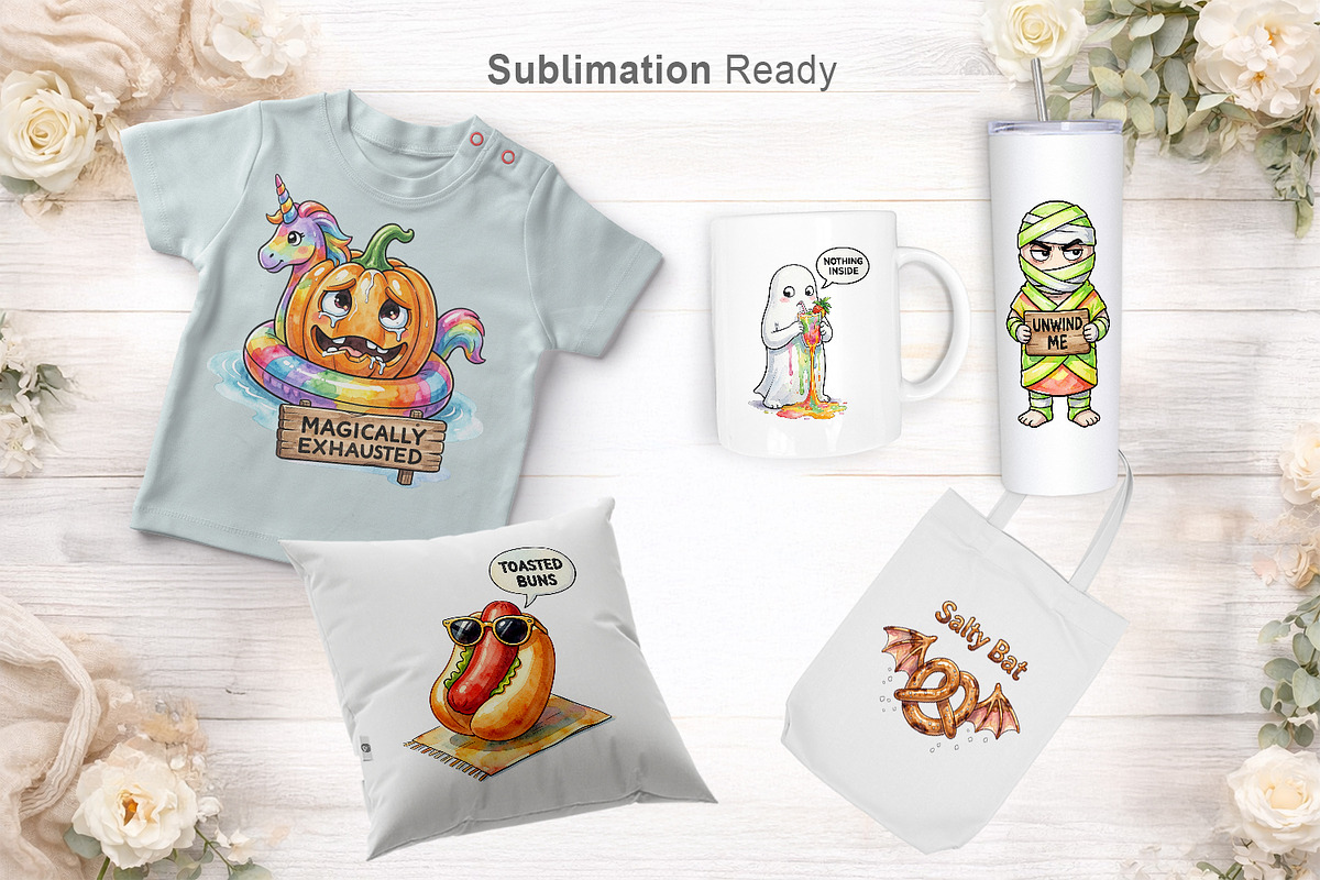 Sarcastic Summerween Sublimation, an Illustration by Artnoy (Photo 5 of 8)