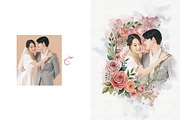 Custom Watercolor Wedding Effect, an Action Add-On by MRI STUDIO (Thumbnail 5 of 19)