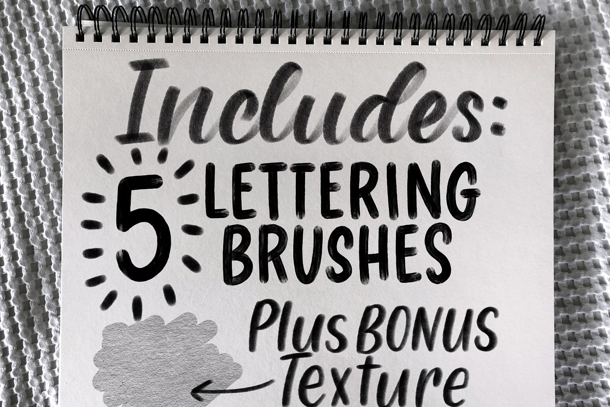 Sketchy Procreate Brush Pack, a Brush Add-On by Alexis Gentry (Photo 2 of 7)