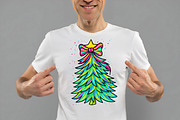 Coquette Christmas PNG Tree, an Illustration by Daily.Designs (Thumbnail 2 of 5)
