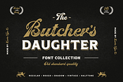 Butcher's Daughter, a Script Font by Larin Type Co.