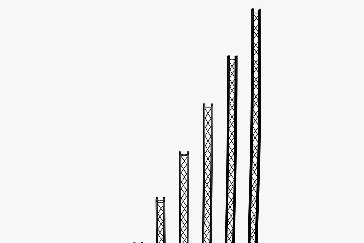 Mini Square Truss (7 PCS Modular), an Architecture 3D Model by akerStudio (Photo 7 of 24)