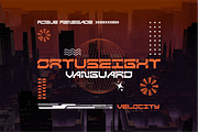 ARKCON - Futuristic Cyberpunk Font, a Font by Vroz Studio (Thumbnail 3 of 6)