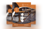 6 Restaurant Flyers, a Flyer Template by Creatricks (Thumbnail 2 of 7)