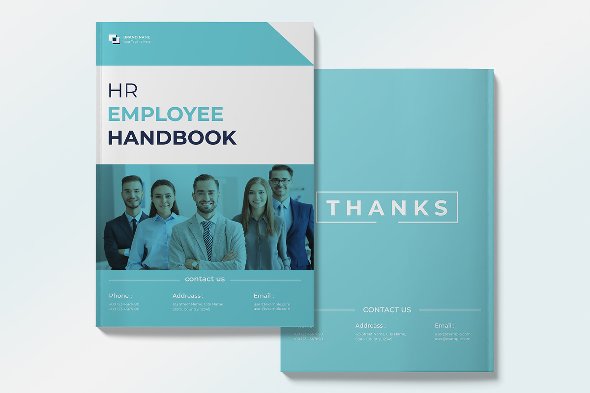 HR Employee Handbook, a Brochure Template by graphypix (Photo 3 of 8)