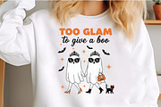 Too Glam to Give a Boo PNG, an Illustration by Craft Nest (Thumbnail 4 of 6)