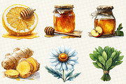 Natural Remedies Clipart, an Illustration by OK Design (Thumbnail 4 of 5)