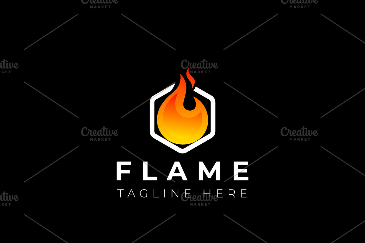 Fire Flame Logo Design
