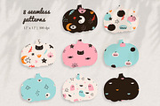 Halloween graphic bundle, a Background Graphic by AfonshinaArt (Thumbnail 5 of 9)