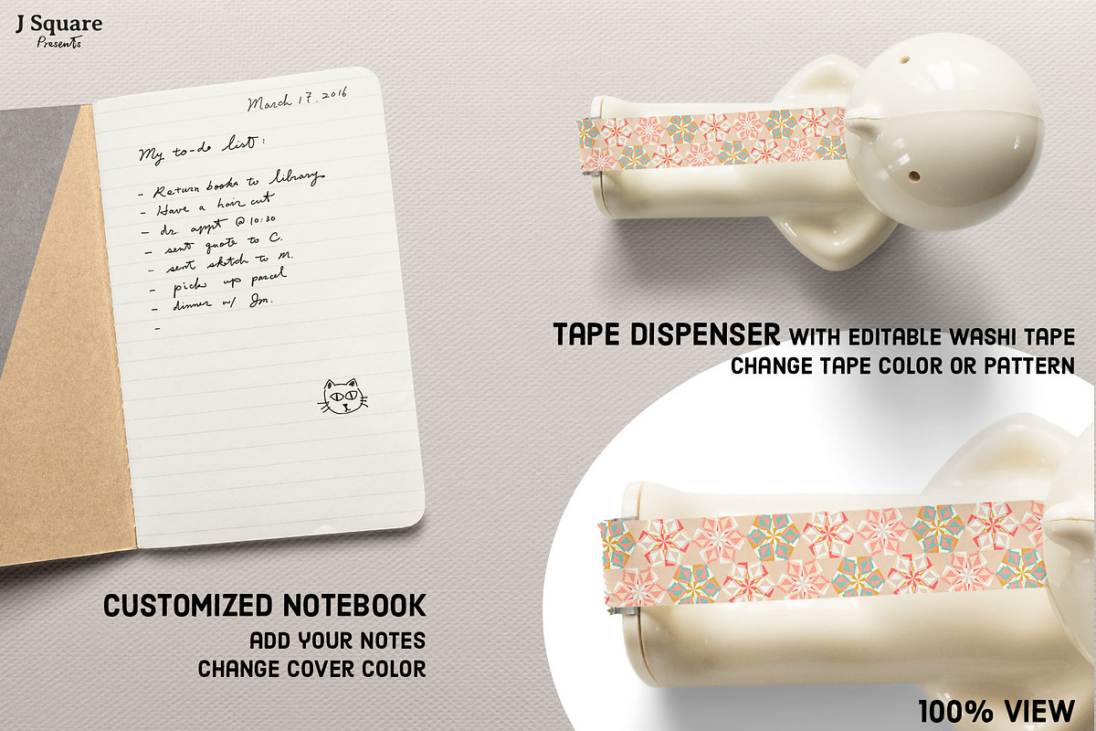 Crafter's Colorful Props, a Pens & Pencil Mockup by JSquarePresents (Photo 5 of 9)