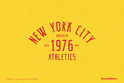 Hamburg - A Vintage Style Font, a Sans Serif Font by Komet & Flicker (Thumbnail 8 of 13)