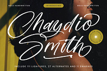 Chaydio Smith Bold Handwritten Font