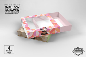 Small Box Drawer WindowSleeve Mockup