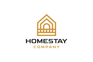 Villa Homestay House Home Logo, a Branding & Logo Template by Buqancreative
