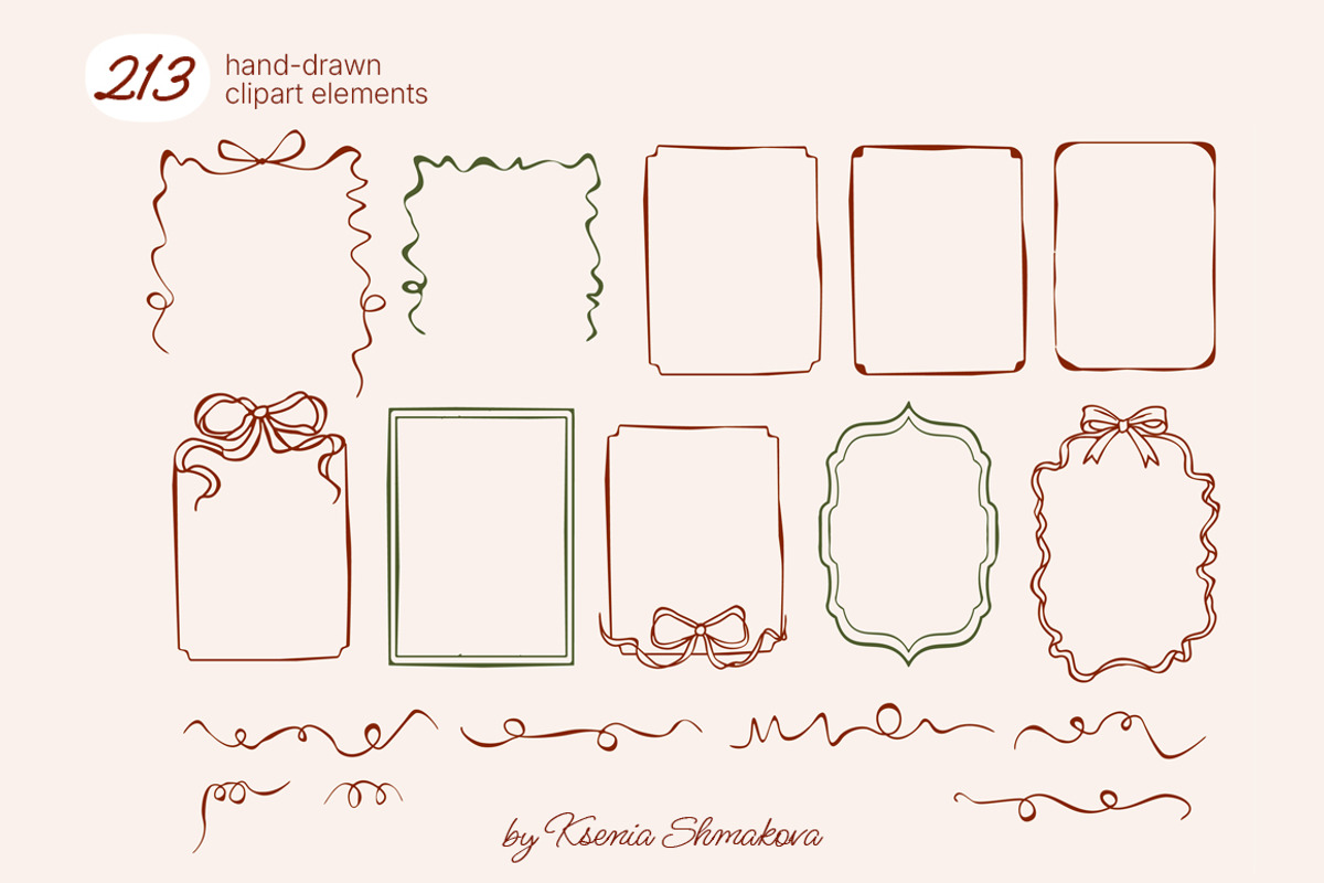 Whimsy Autumn Vector Doodle Clipart, a Seasonal Illustration by Ksenia Shmakova (Photo 10 of 18)