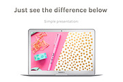 MacBook™ Mockup with a Starburst, a Mac Mockup by eppearance (Thumbnail 5 of 5)