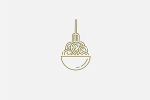 La Pasta Logo Elements