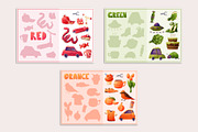 Color matching printables | 18 sheet, a Poster Template by EeKayStore (Thumbnail 5 of 6)