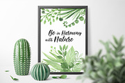 Magic Greenery Design kit watercolor, a Texture Illustration by NataliVA (Thumbnail 8 of 8)