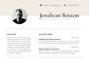 Resume / CV Template, a Resume Template by UX-group (Thumbnail 6 of 6)