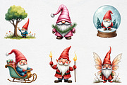 Lridescent Christmas Cute Gnome Clip, an Illustration by CrexoraLab (Thumbnail 5 of 5)