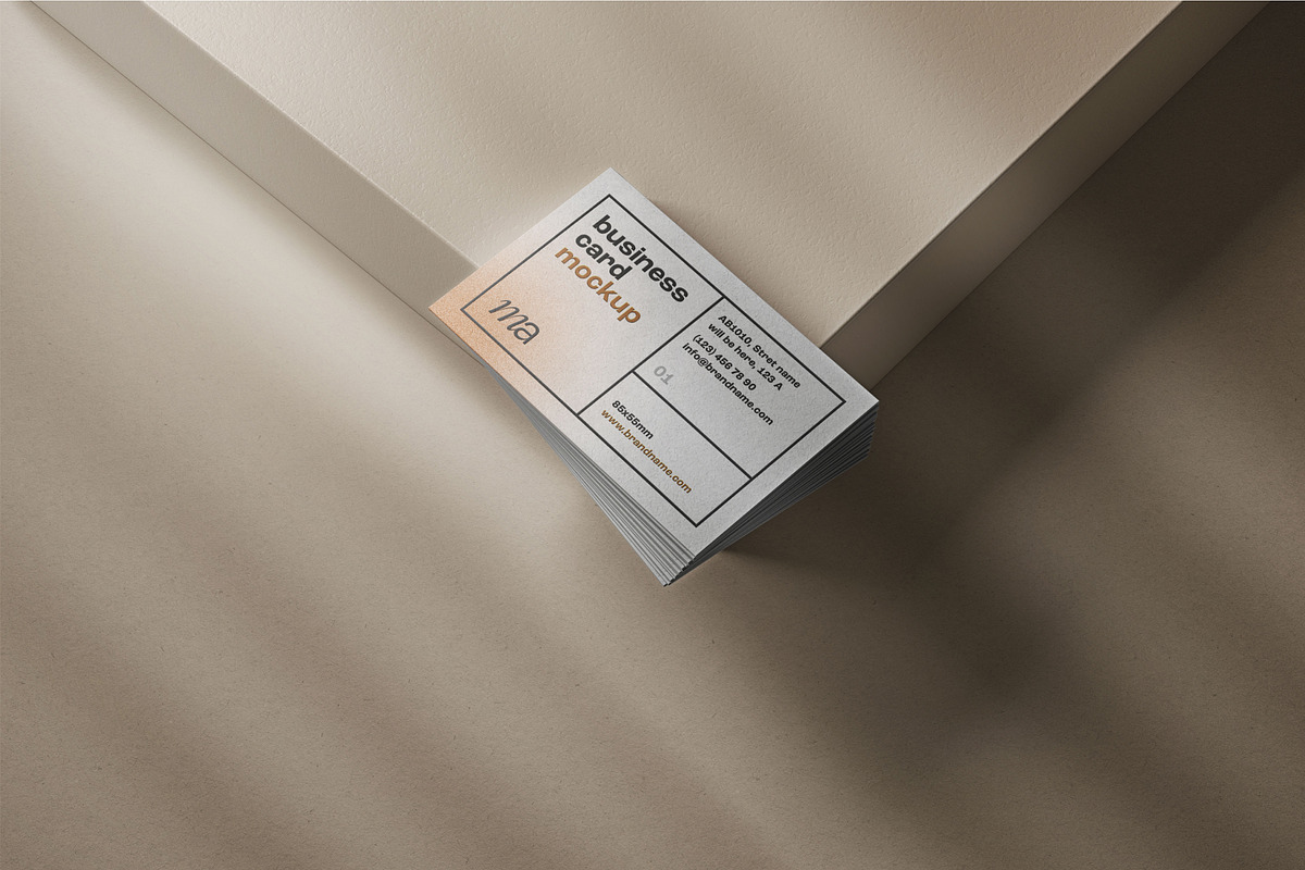 Business Card Mockup Set, a Print Template by mockupatelier (Photo 7 of 17)