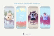 Floating Colorful Clouds | PNG/PSD, a Graphic by Youandigraphics (Thumbnail 6 of 14)