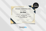 Certificate of Stock Canva Template, a Card Template by Snapybiz (Thumbnail 3 of 10)