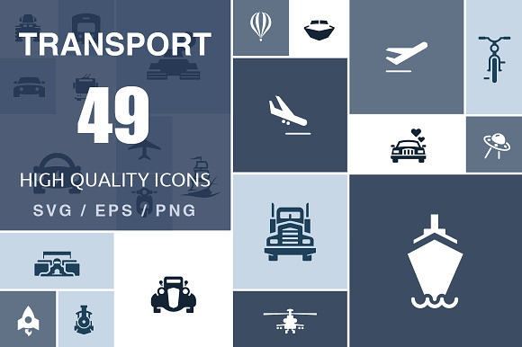 Transportation Icons