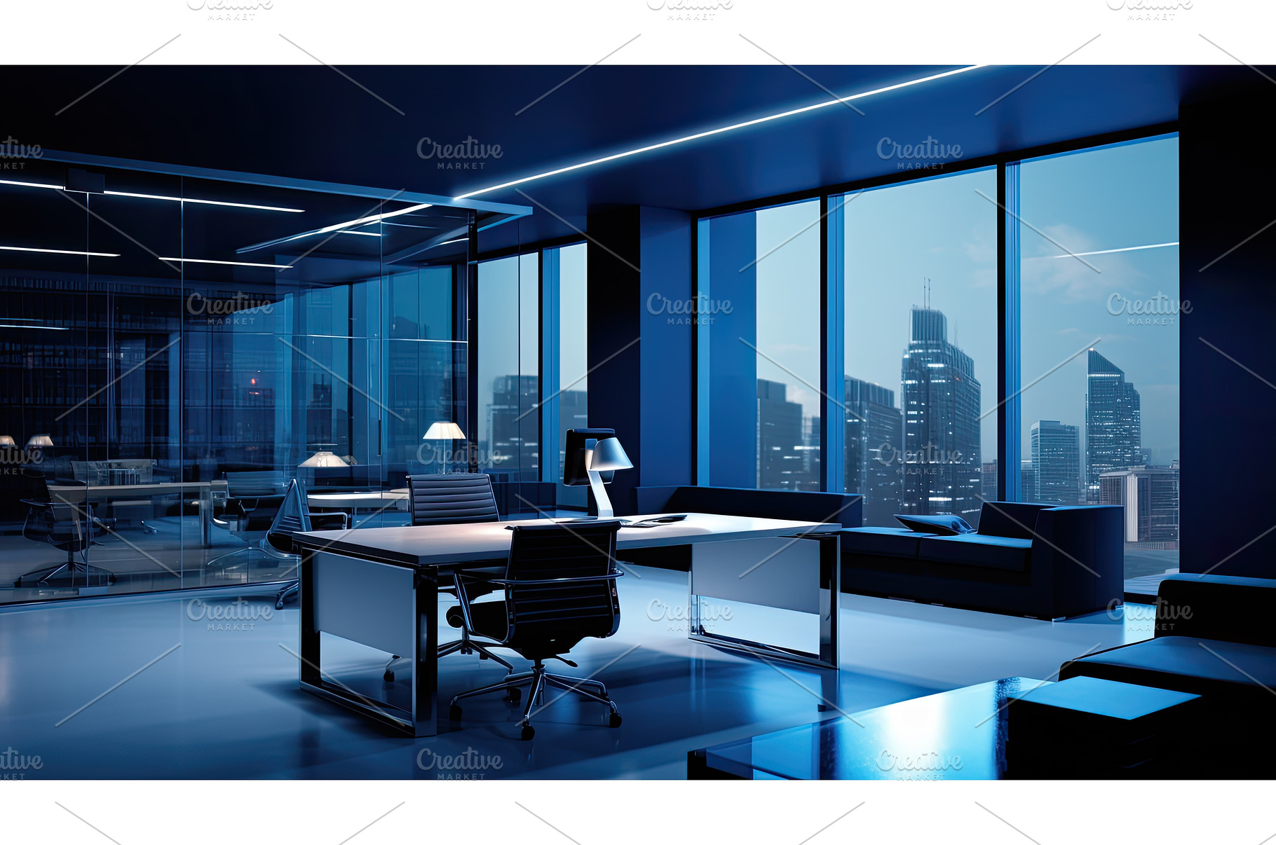 technology navy blue data ai, a Technology Photo by pikepicture