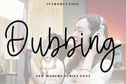 Dubbing, a Handwritten Font by InermediaSTUDIO (Thumbnail 1 of 7)