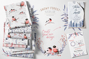 70% off Watercolor Christmas Bundle, an Animal Illustration by Peace ART (Thumbnail 17 of 37)