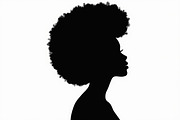 Woman Profile Silhouette Set, an Illustration by jahid234 (Thumbnail 5 of 9)