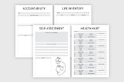 Life Self Help Planners InDesign, a Stationery Template by MNT-Creator (Thumbnail 4 of 10)