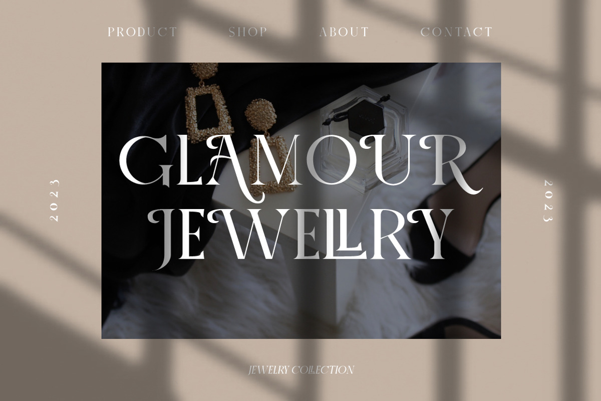 Letter Stylish Serif, a Serif Font by KennedyStudio (Photo 5 of 10)