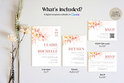 Romantic Floral Invitation Template, an Invitation Template by Cottontail Paper Shop (Thumbnail 4 of 7)