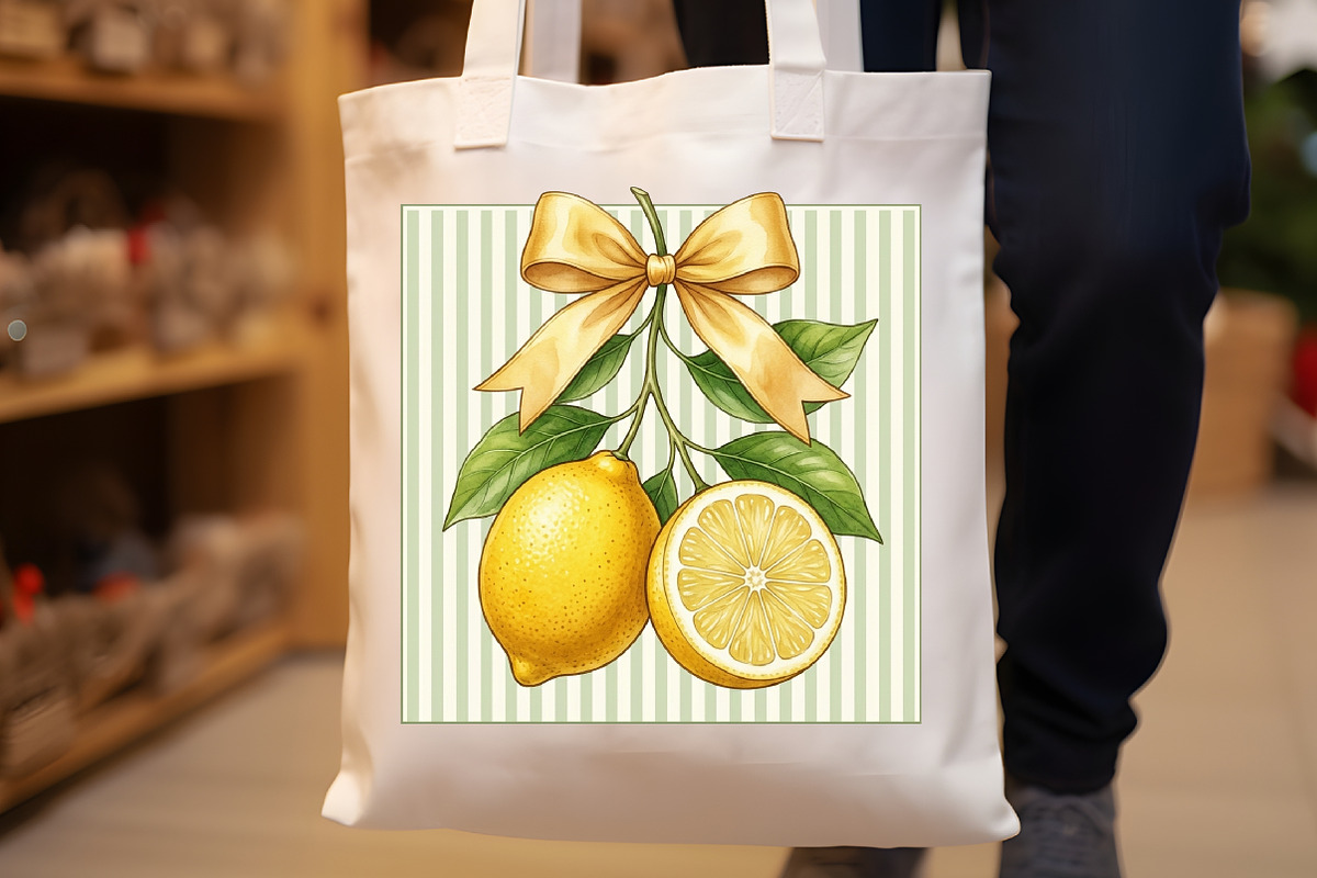 Lemon Coquette Bow Summer PNG, a Work Illustration by Sublimation Artist (Photo 8 of 9)