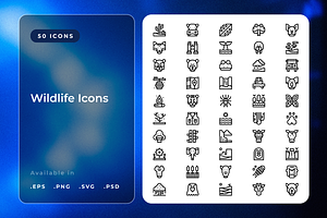 Wildlife Icons 2, an Icon by Wencory