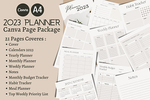 Planner Canva Templates Editable