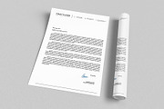 Corporate Letterhead 4 with MS Word, a Stationery Template by ND Design (Thumbnail 1 of 5)