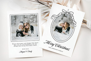 Christmas Card Template CC219