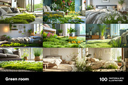 Green rooms. Collection, a Decorative Illustration by Handmadefont (Thumbnail 8 of 14)
